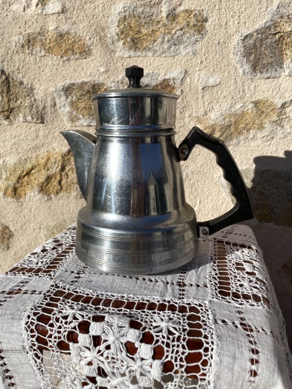 cafetière ancienne inox
